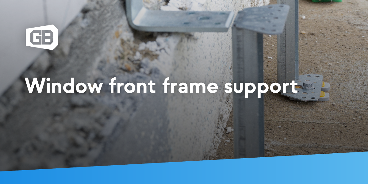 Window front frame support | Gebr. Bodegraven
