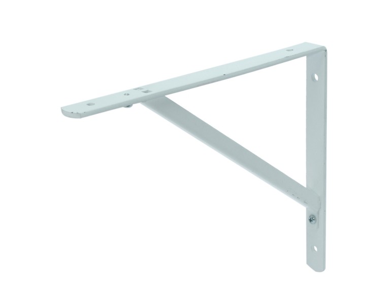 Shelf bracket white disconnectable 250x300 25x5/15x15x2 EPW